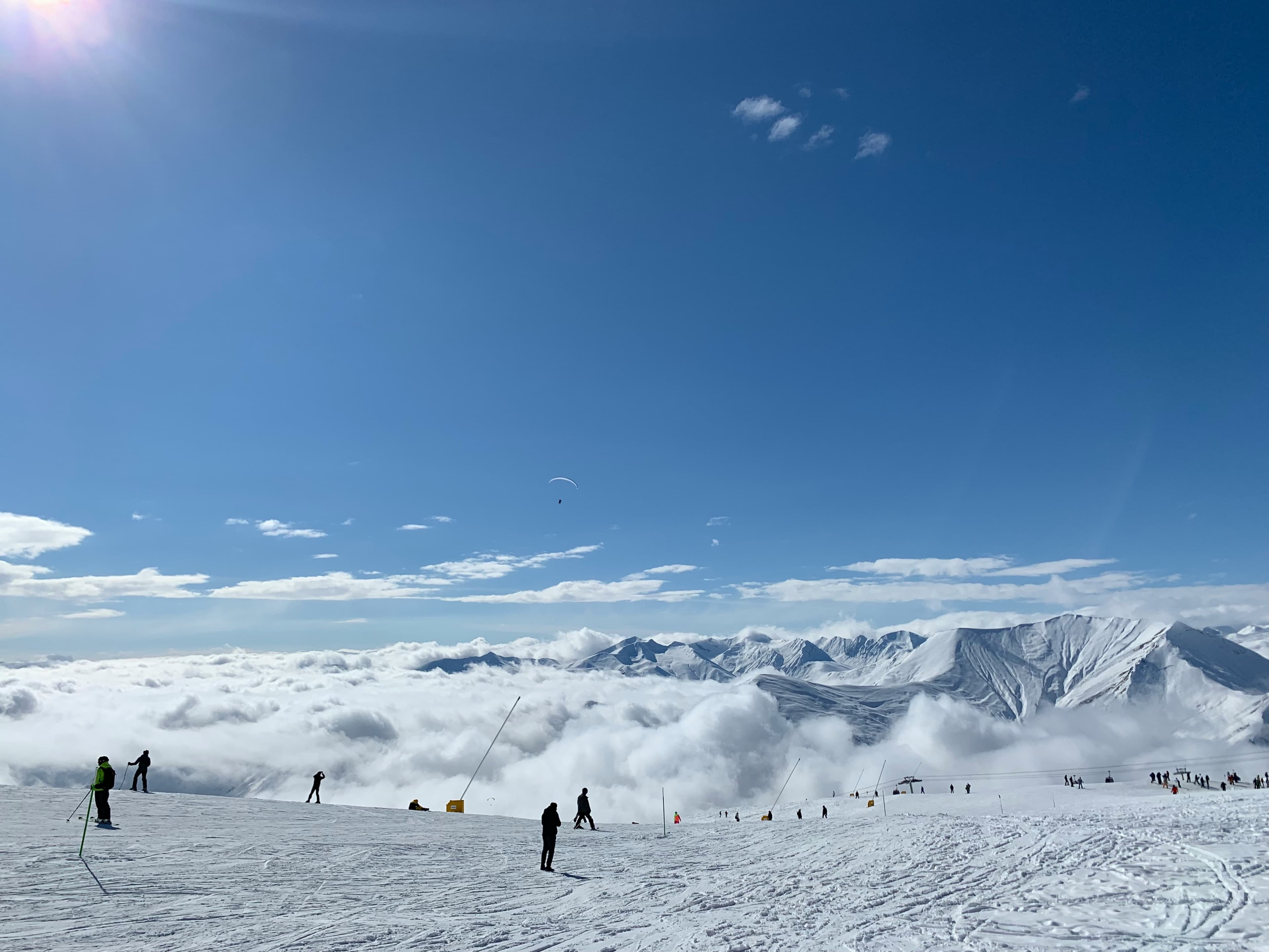 Gudauri ski slope, Georgian Caucasus