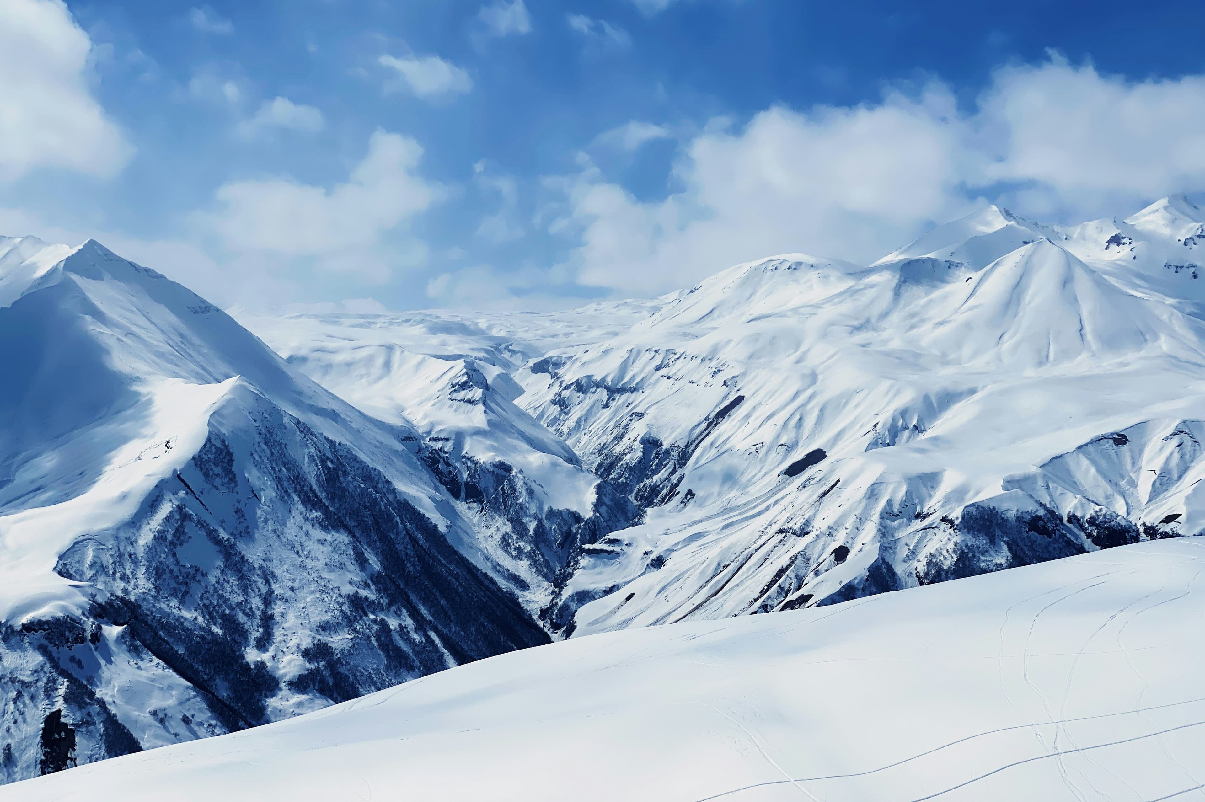 Georgian Caucasus mountains