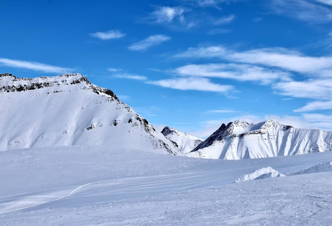 Gudauri mountain ridge, Georgian Caucasus